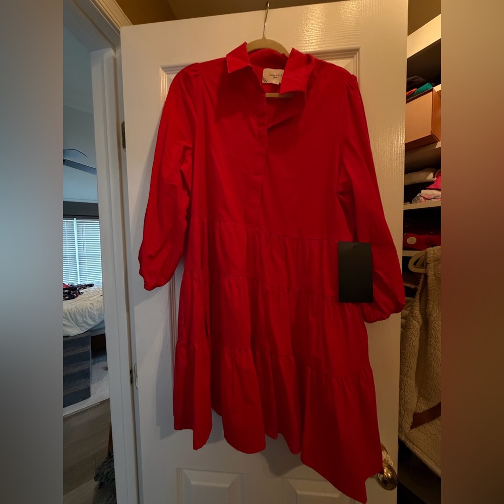 Never worn** Red Shirt Dress